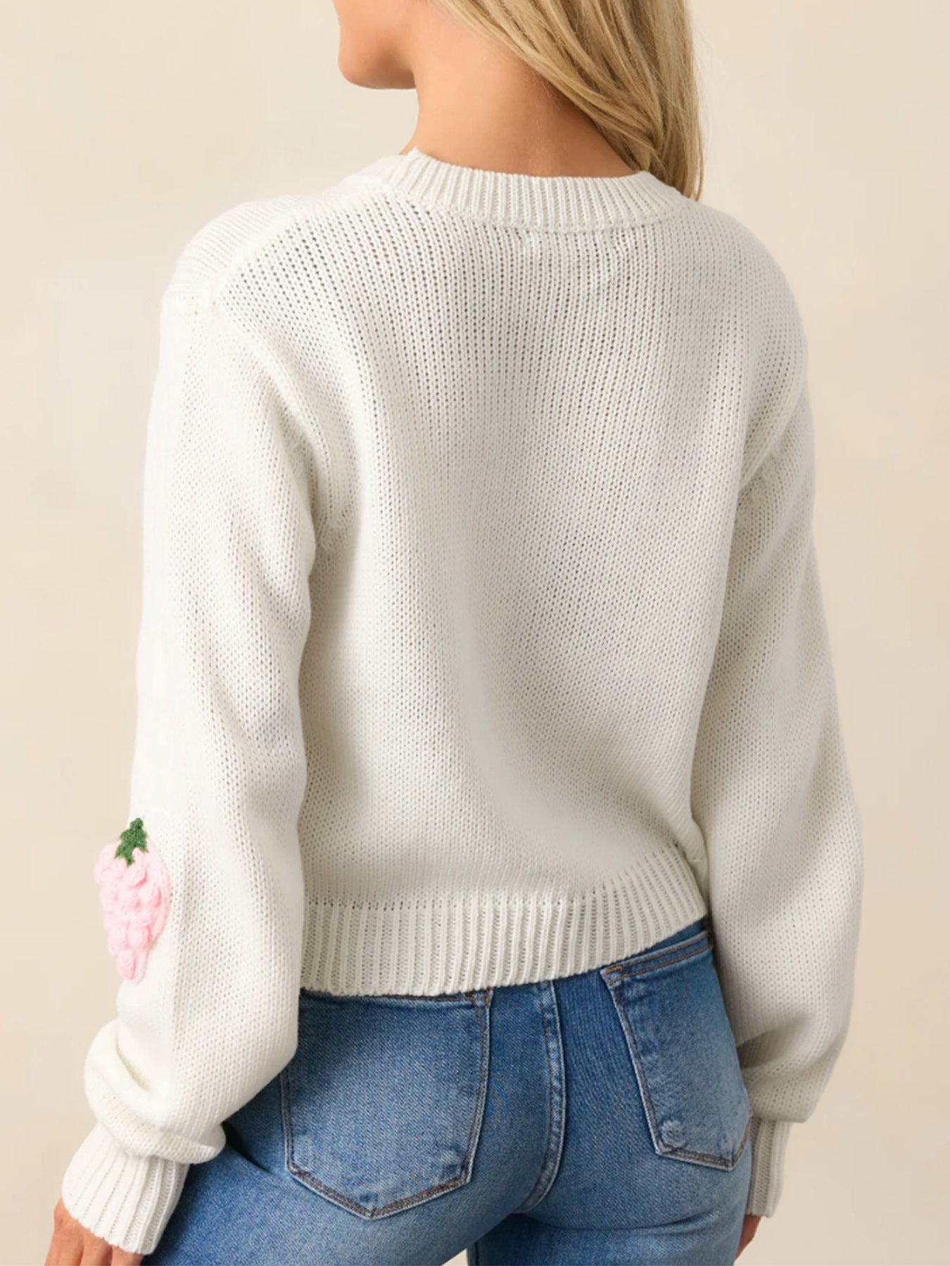 Sultyra 3D Strawberry Pullover Sweater