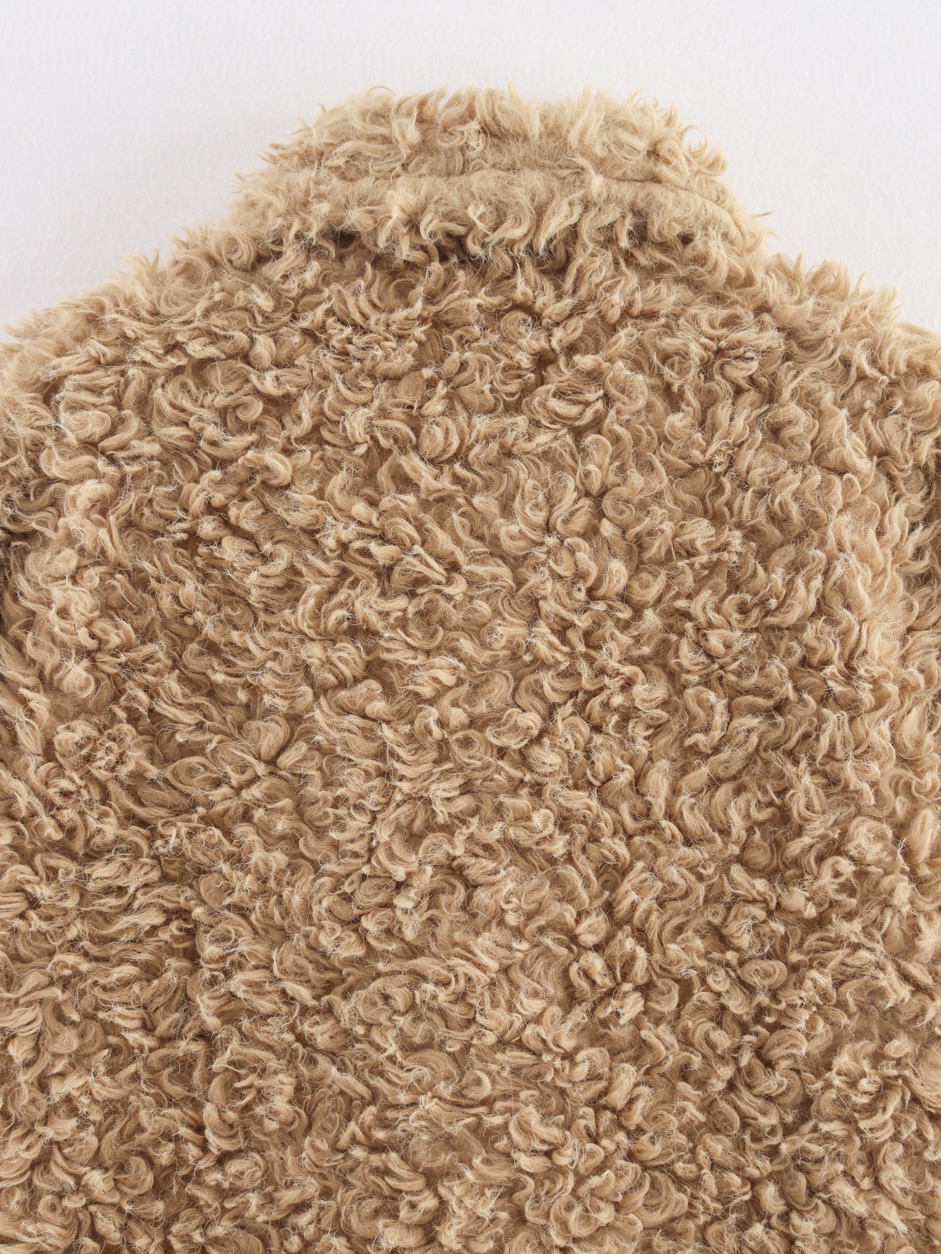 Cross-Border Foreign Trade Women's Clothing2025Winter European and American Style Turn-Down Collar Long Sleeve Single-Breasted Faux Fur Coat for Women A15076