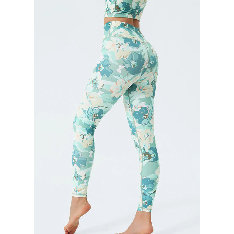 Sultyra Printed Yoga Outfit Set Botanical Sets
