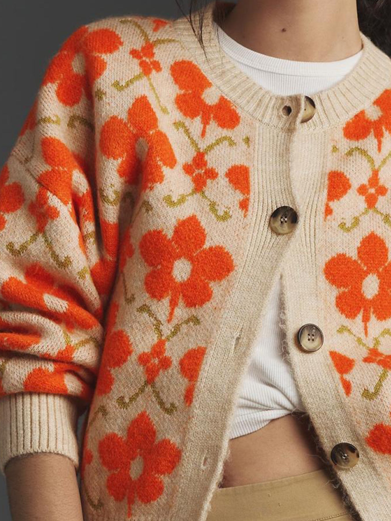 Sultyra Floral Jacquard Sweater