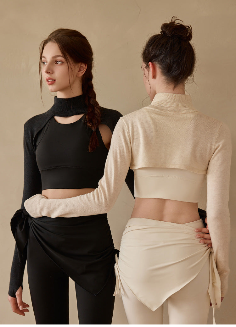 Sultyra 2-Piece Yoga Outfit: Top with Built-in Bra and High-Waist Pants