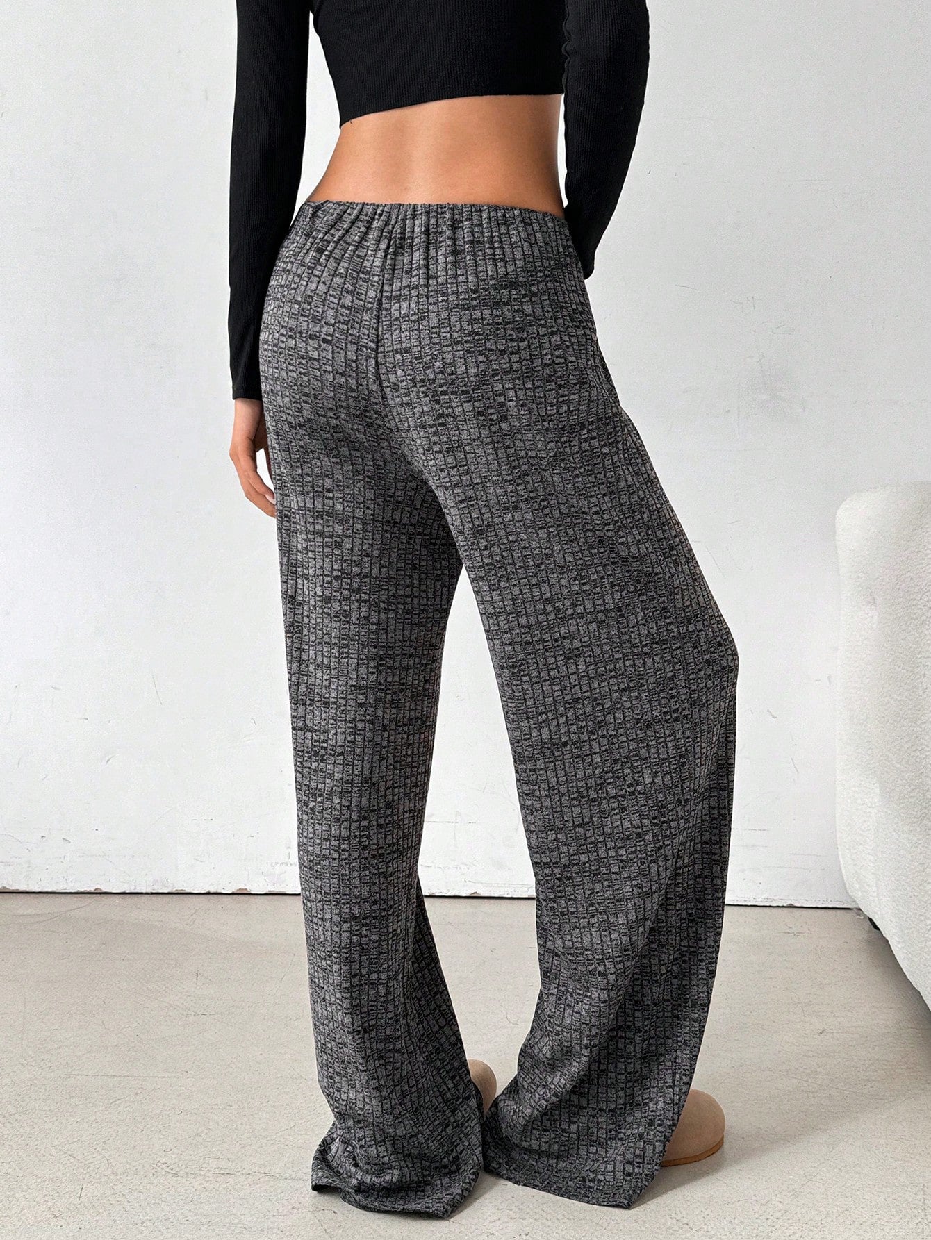 Sultyra Drawstring Cotton Straight Pants