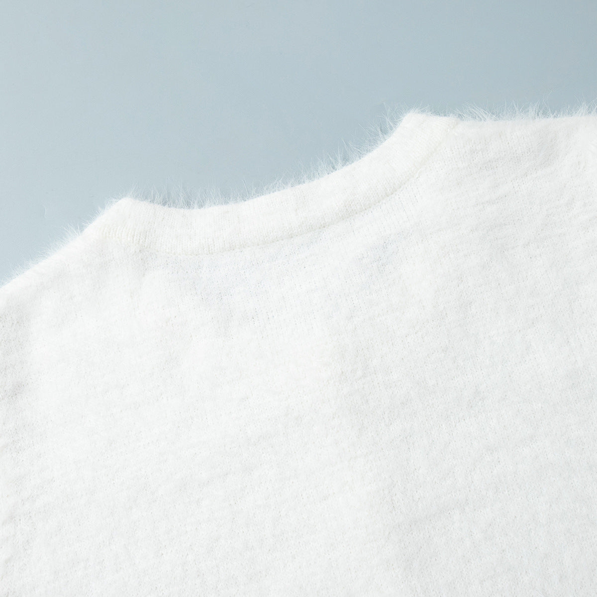 Cross-border Plush Long Sleeve Half-length Dress Set European and American Style2025Autumn and Winter New Single-Breasted Cardigan and Skirt Set