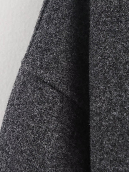 2025Autumn Fashion Three-Color Solid Wide Zipper Wool Coat Cross-Border Amazon Women's Clothing B88780