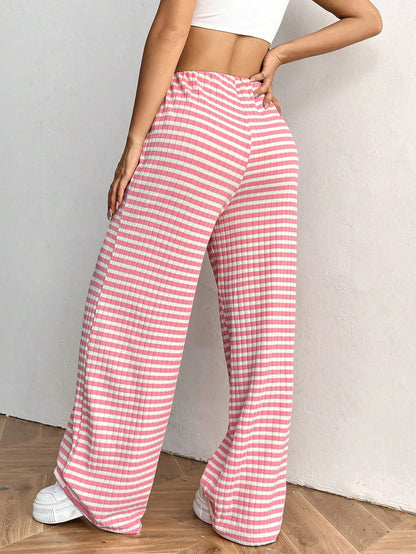 Sultyra Drawstring Cotton Straight Pants
