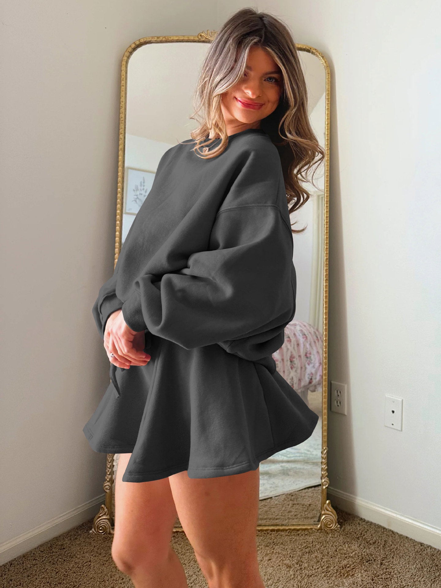 Sultyra Ballet Style High Waist Tie Half Skirt Set