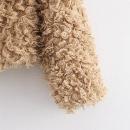 Cross-Border Foreign Trade Women's Clothing2025Winter European and American Style Turn-Down Collar Long Sleeve Single-Breasted Faux Fur Coat for Women A15076