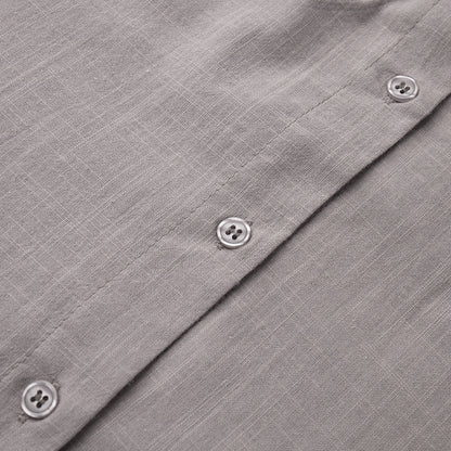 Cross-border pure cotton cardigan long sleeve shorts set2025Spring and summer outerwear simple solid color European and American style casual suit for women