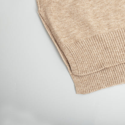 Cross-Border Turtleneck Sweater Set for Women, European and American Style, Autumn and Winter New Loose Casual Thick Knitted Long Pants Set