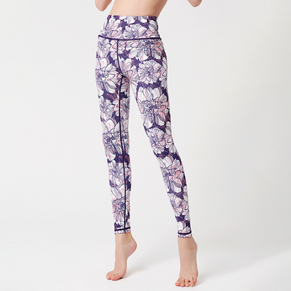 Sultyra British Garden Clematis Leggings
