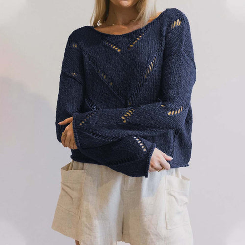 Sultyra Hollow Thin Knitted Sweater