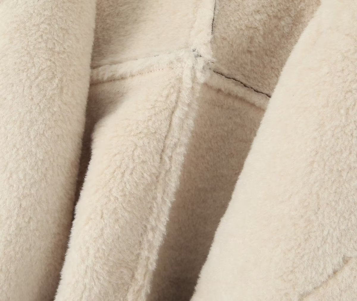 Cross-Border Amazon2025Autumn and Winter New Women's Fashion Loose Warm Retro Lamb Wool Coat D79245