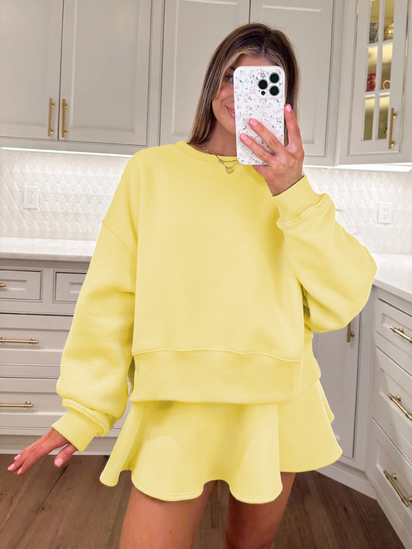 Sultyra Ballet Style High Waist Tie Half Skirt Set