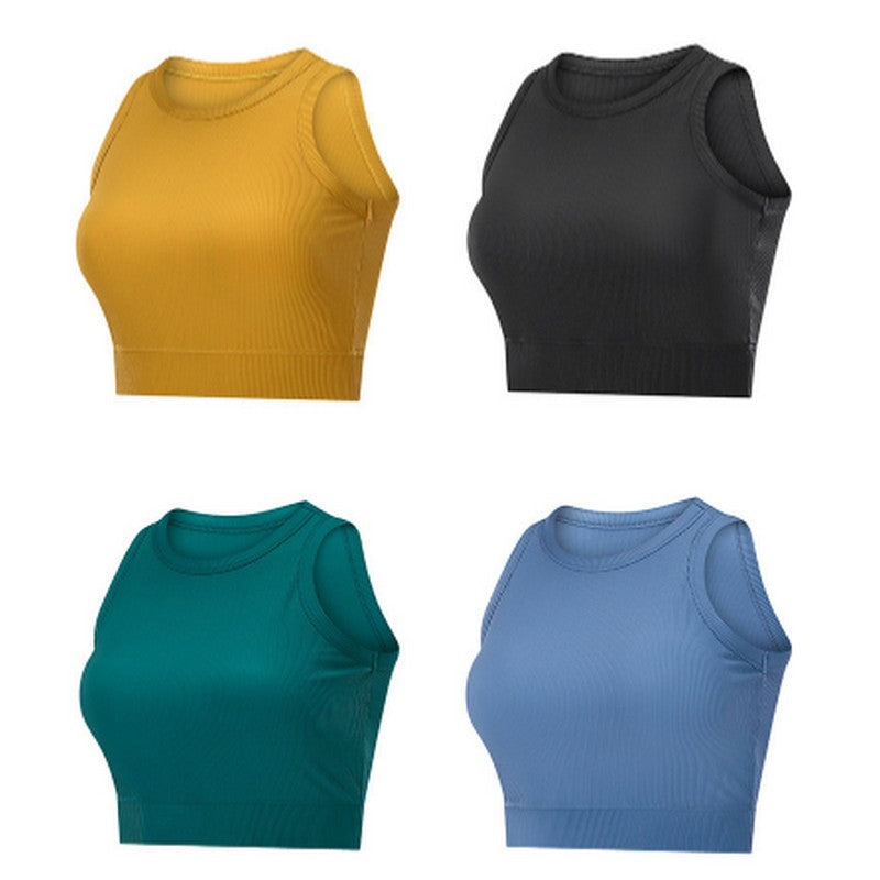 Sultyra Ribbed Crop Tank Top