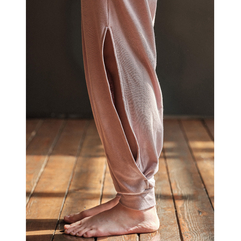 Sultyra Ribbed Wide Leg Pilates Pants