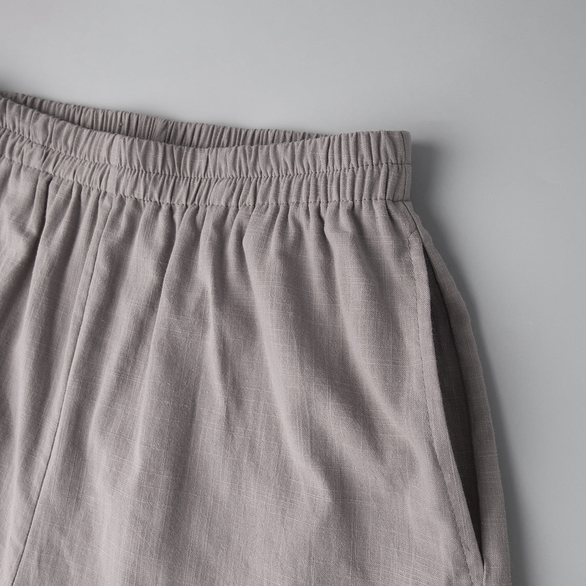 Cross-border pure cotton cardigan long sleeve shorts set2025Spring and summer outerwear simple solid color European and American style casual suit for women