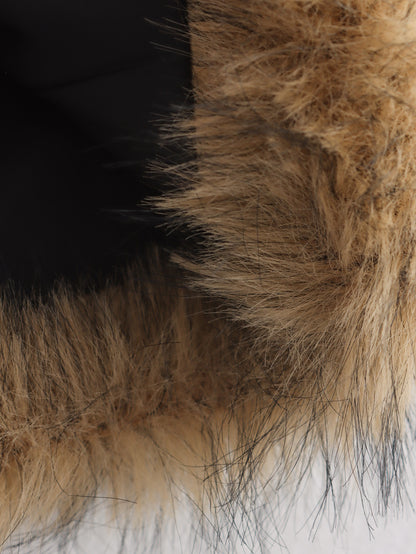 Cross-border women's clothing2025Autumn New Casual Street Fashion Vest Faux Fur Top