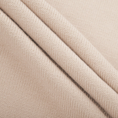 Cross-Border Spliced Turtleneck Sweater for Women, European and American Style, Autumn and Winter New Casual Loose Thick Knitted Pullover