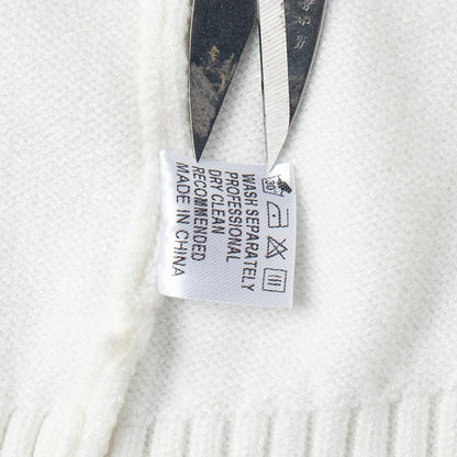 Cross-Border2025Hot-Selling European and American Style Autumn Winter Solid Color High Neck Knitted Sweater Loose Slimming Versatile Knitted Sweater for Women