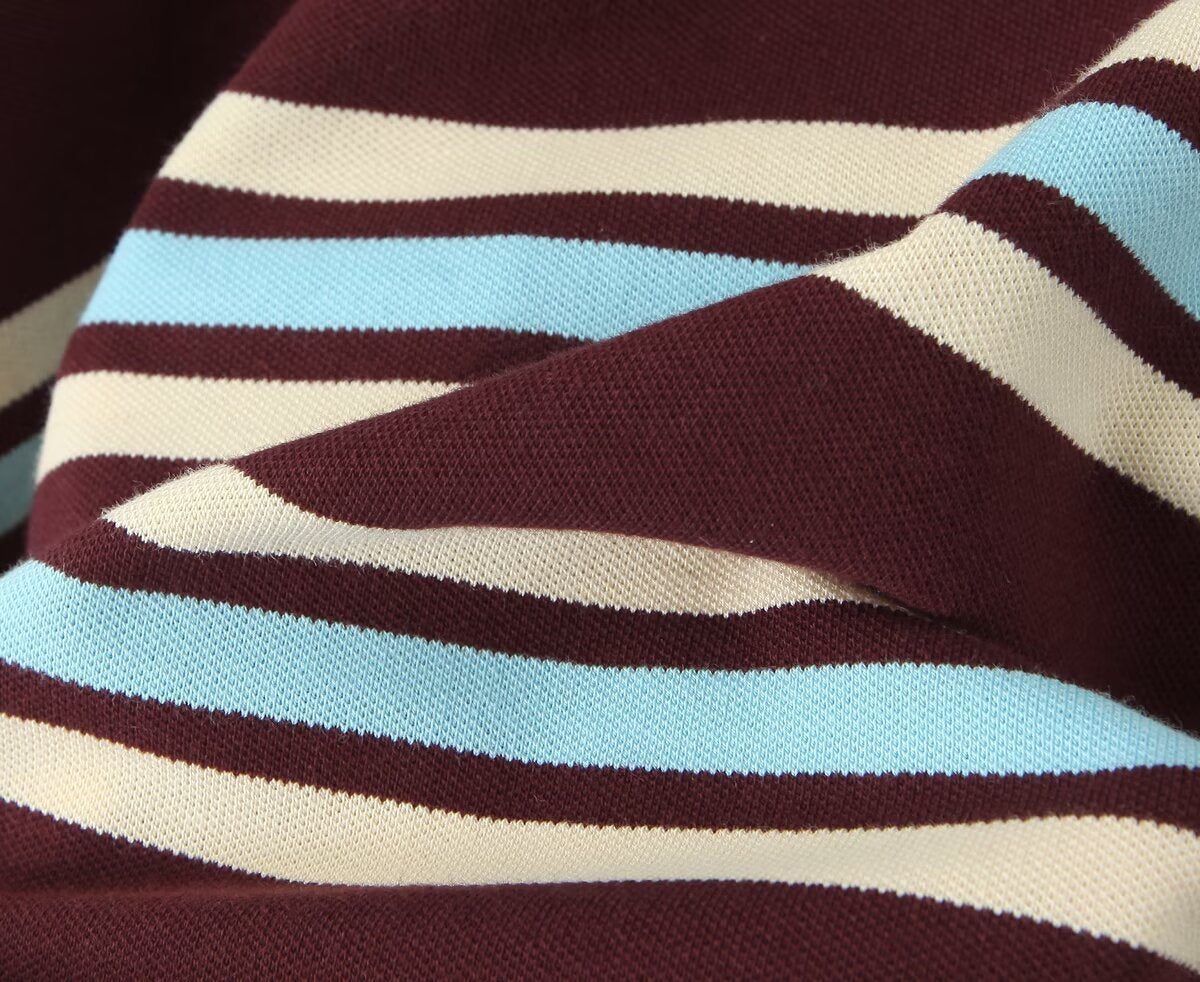 Cross-border European and American Fashion Striped Short Sleeve T Shirt Top+Low Waist Pleated Short Skirt2025Spring New D79551