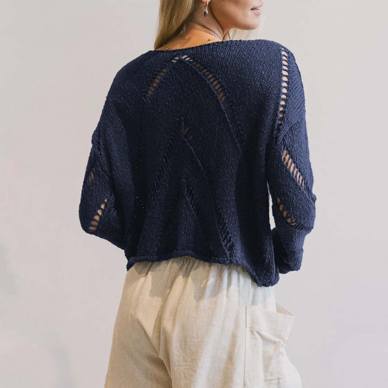 Sultyra Hollow Thin Knitted Sweater