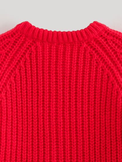 Cross-border women's clothing Y2K European and American Style2024Autumn New Solid Color Cardigan Long Sleeve Knitted Sweater Jacket for Women B66021