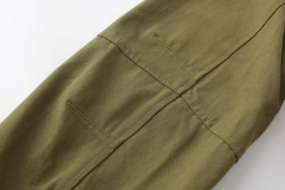 Cross-Border Foreign Trade Women's Clothing2025Autumn European and American Style Turn-Down Collar Long Sleeve Retro Color-Block Jacket Baseball Coat for Women A15057