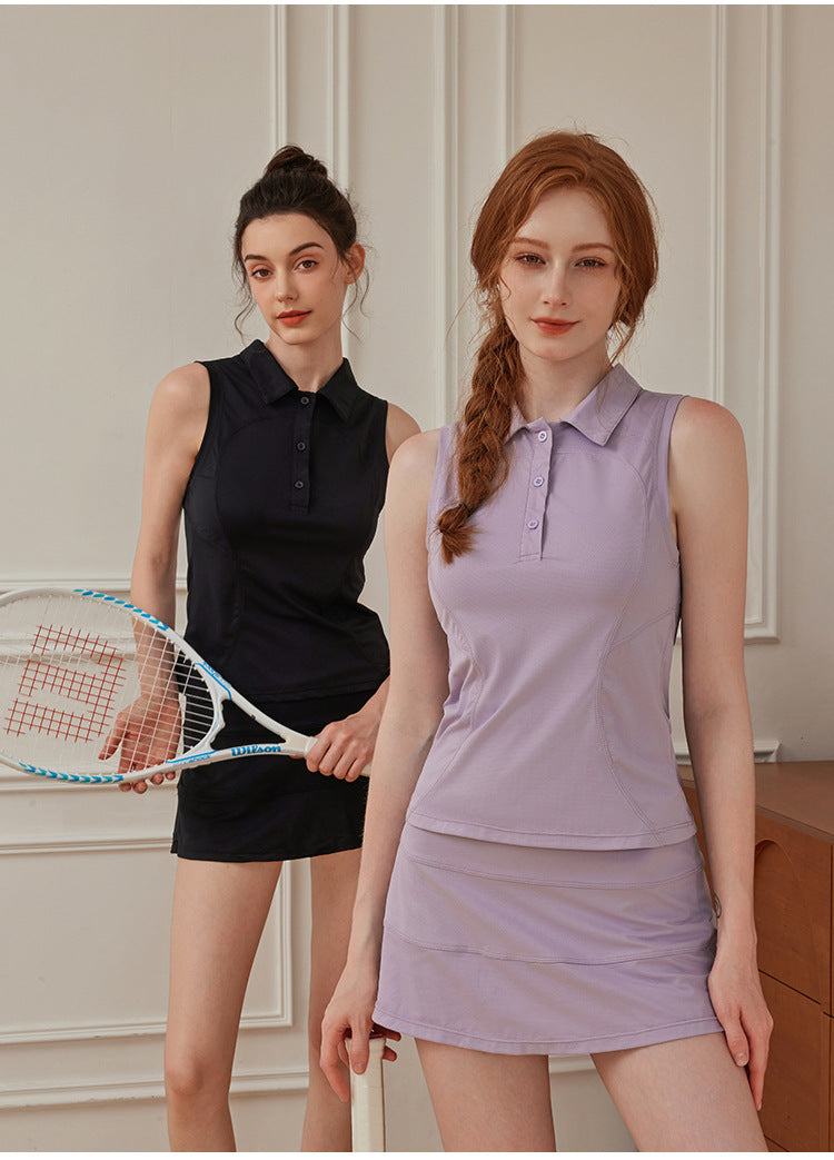 Sultyra Sleeveless Tennis Skirt Sports Set