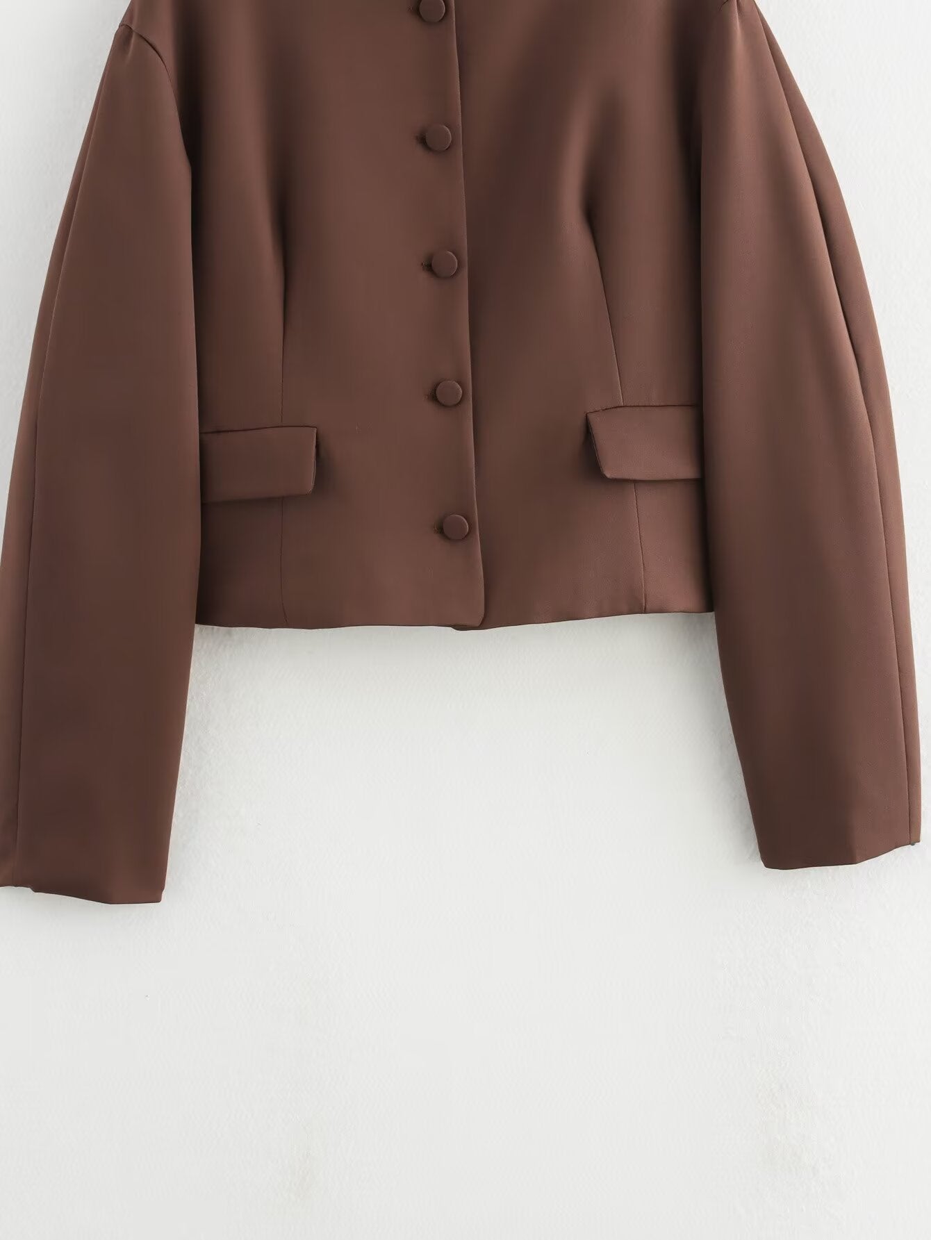 Women's Clothing2025Autumn Balloon Fit Round Neck Short Jacket+Mini Skirt Two Piece Suit B4