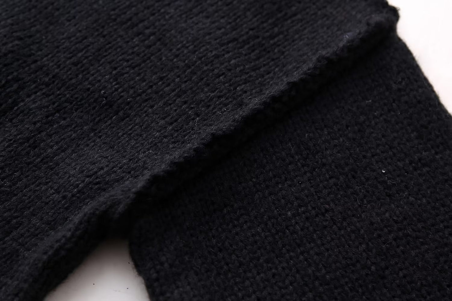 Cross-border Wholesale European and American Women's Clothing2024New Spring and Autumn Season Elegant Round Neck Simple Style Thin Knitted Sweater A34318