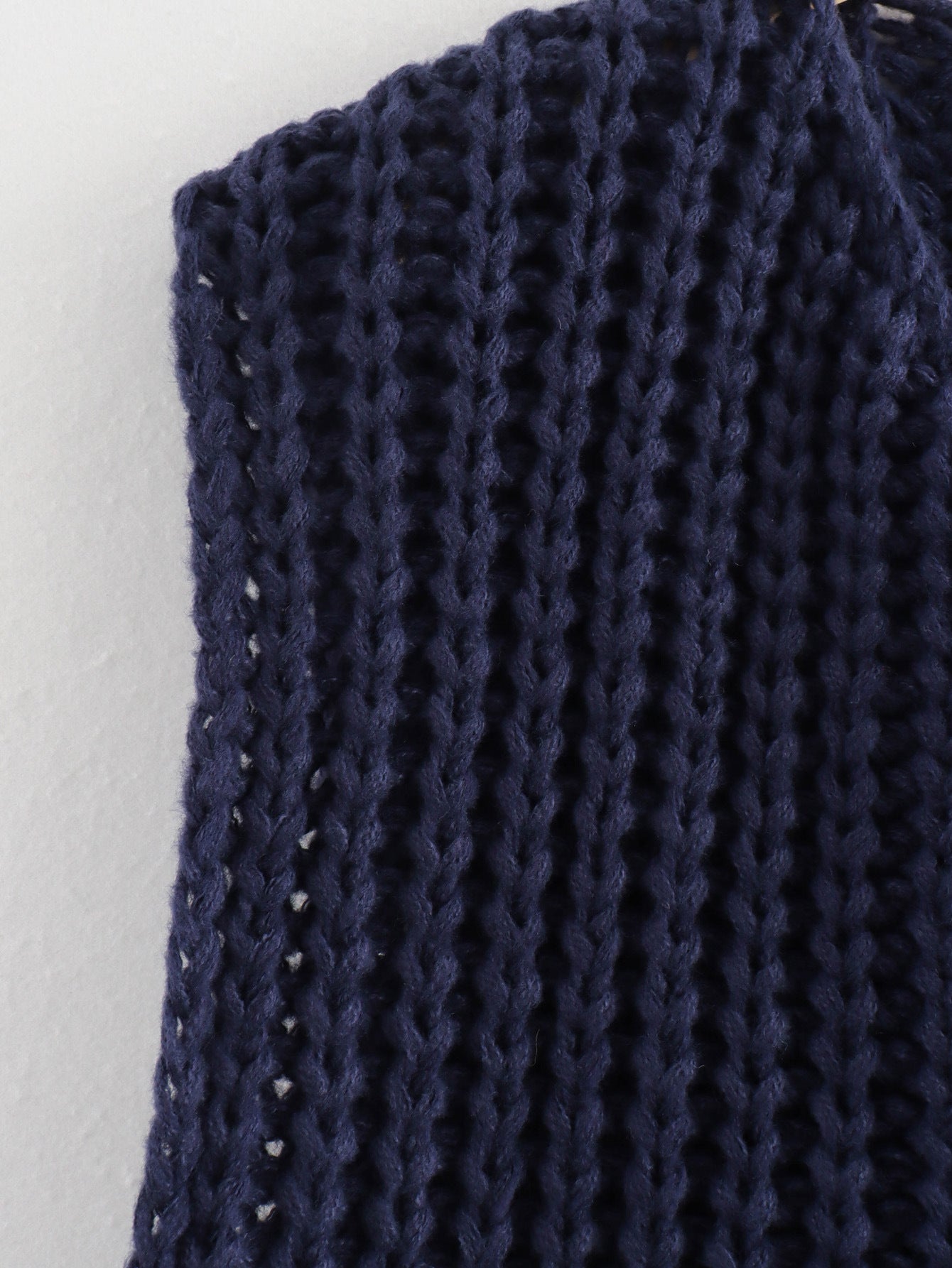 11Color Amazon2024Spring and Autumn New Women's Fashion European and American Style Pocket Sleeveless Short Knitted Cardigan Vest