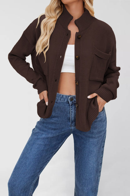 Sultyra Stand Collar Sweater