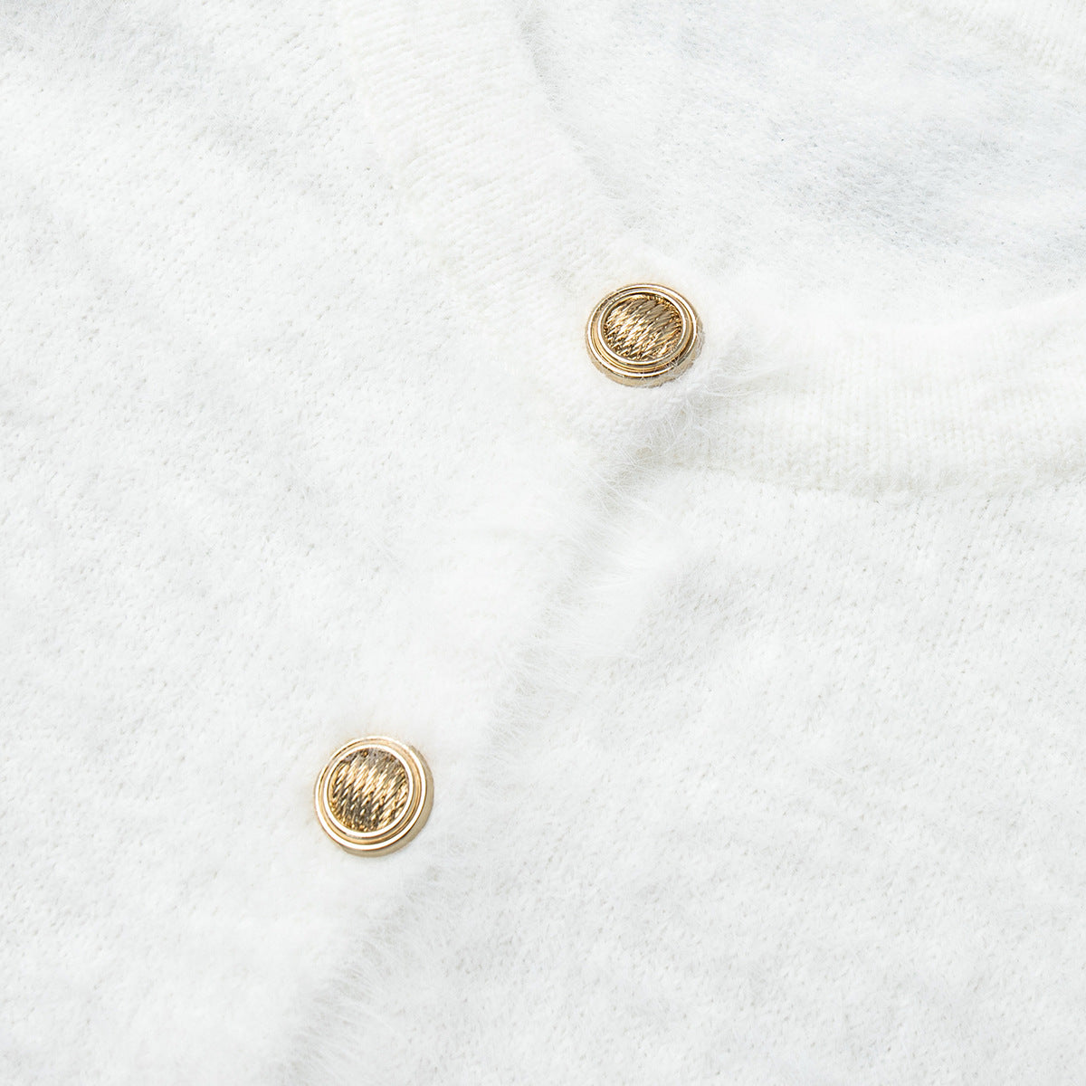 Cross-border Plush Long Sleeve Half-length Dress Set European and American Style2025Autumn and Winter New Single-Breasted Cardigan and Skirt Set