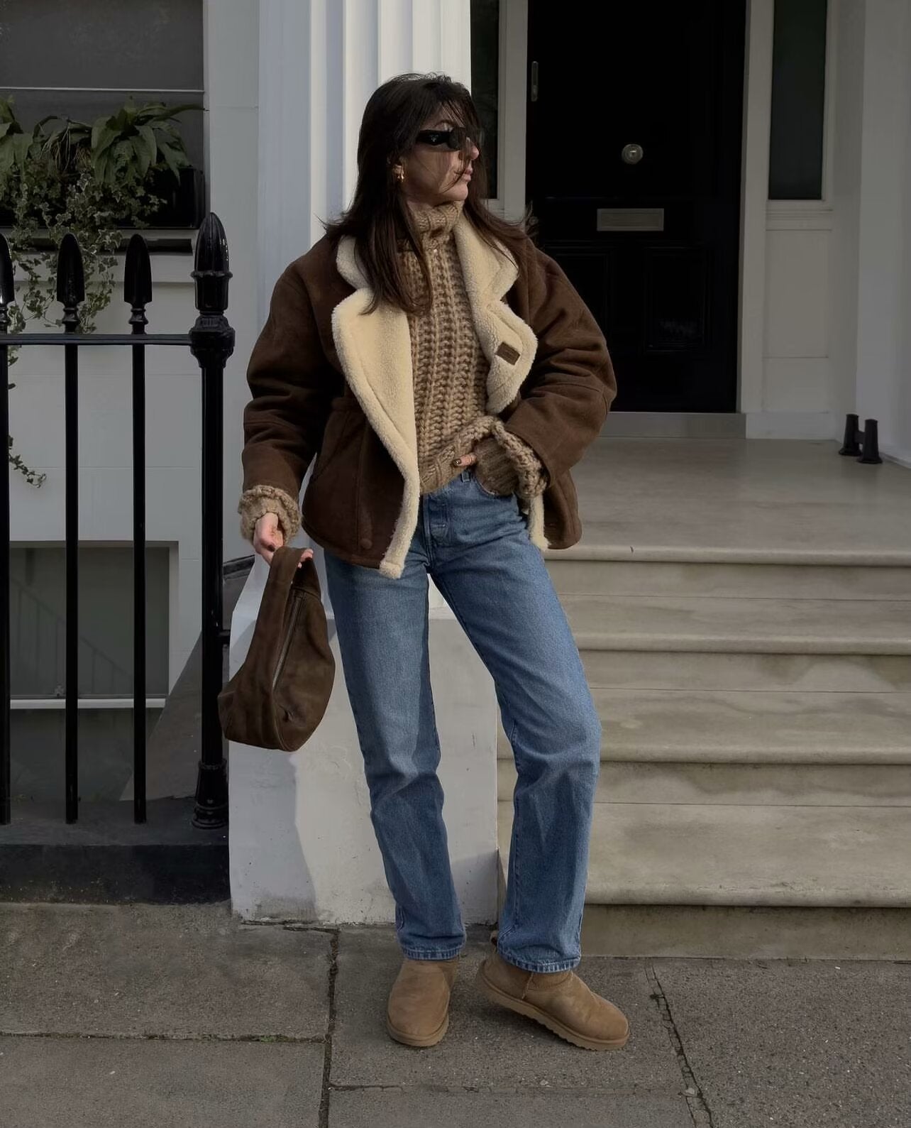 Cross-Border Amazon2025Autumn and Winter New Women's Fashion Loose Warm Retro Lamb Wool Coat D79245