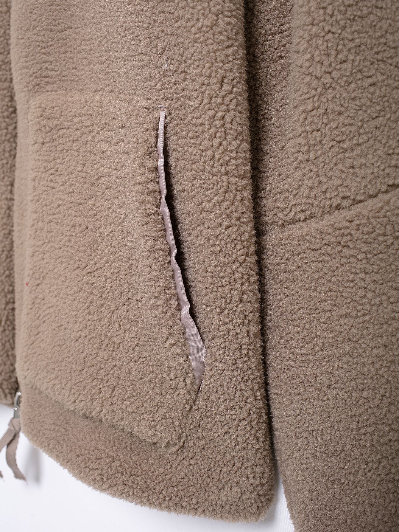 Cross-Border2024European and American Style Autumn Winter New Women's Solid Color Lazy Style Lamb Wool High Neck Woolen Coat A65002