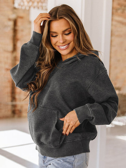 wish New Style Personality Street Trend Loose Hooded Sweatshirt European and American Hot Sale Fashion Retro Short Casual Jacket