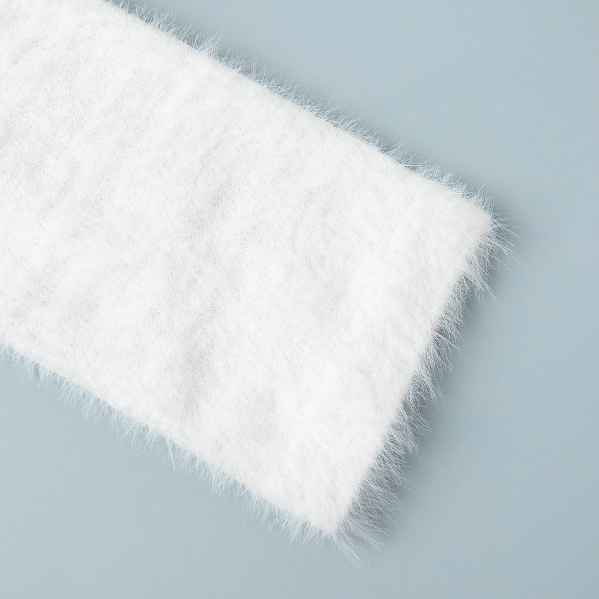 Cross-border Plush Long Sleeve Half-length Dress Set European and American Style2025Autumn and Winter New Single-Breasted Cardigan and Skirt Set