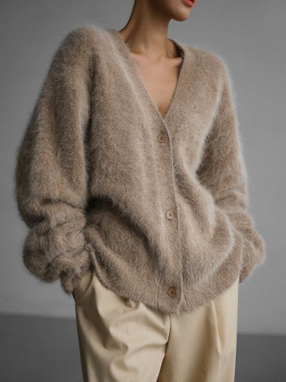 Sultyra Imitation Mink Cardigan