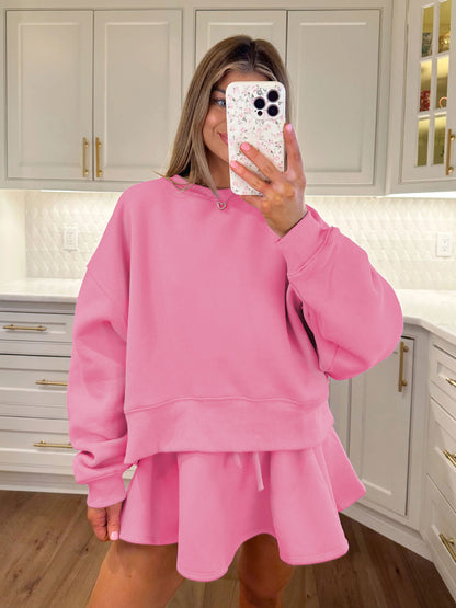 Sultyra Ballet Style High Waist Tie Half Skirt Set