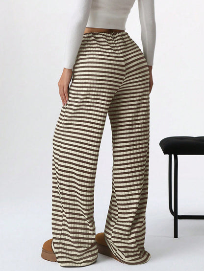 Sultyra Drawstring Cotton Straight Pants