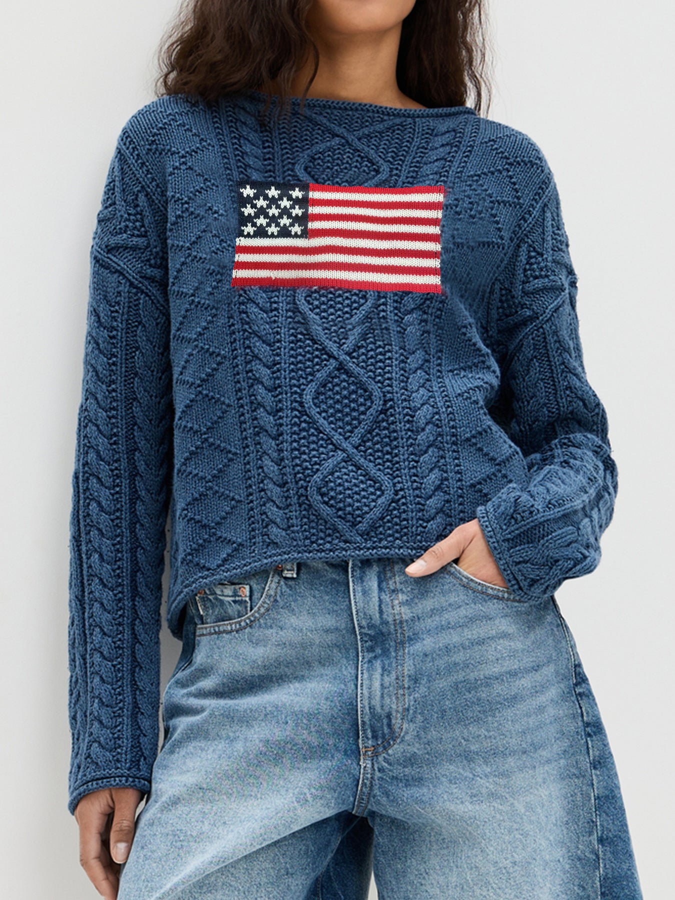 Sultyra American Flag Sweater