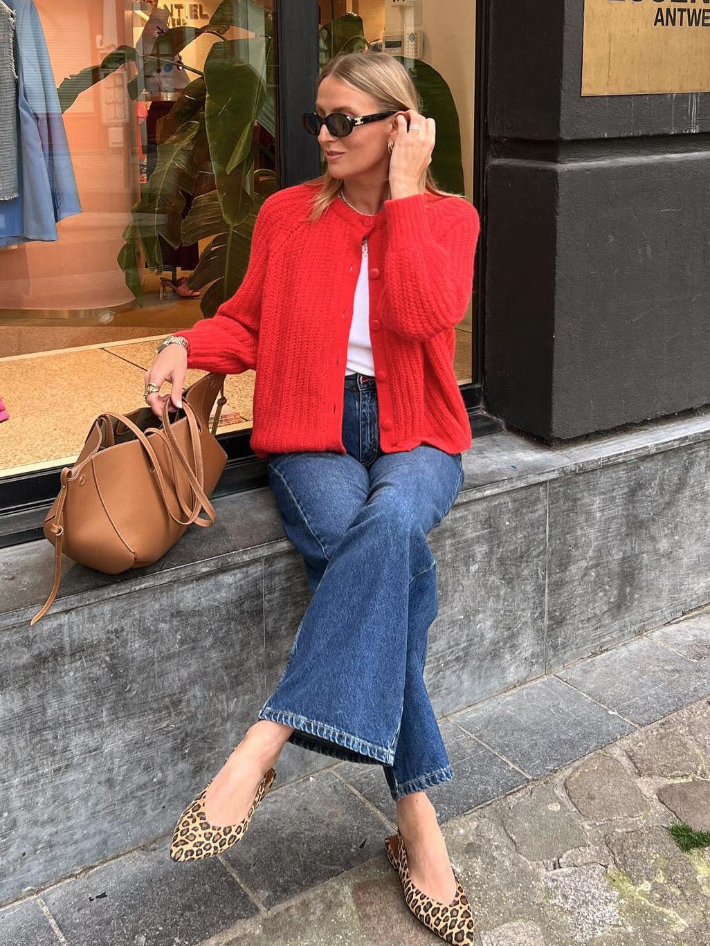 Cross-border women's clothing Y2K European and American Style2024Autumn New Solid Color Cardigan Long Sleeve Knitted Sweater Jacket for Women B66021