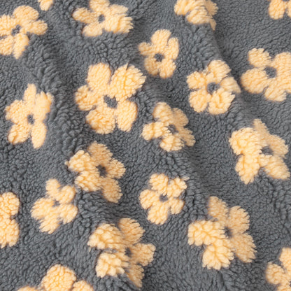 Cross-border fleece floral sweatshirt Europe and America2025Autumn and Winter New Fashion Sweatshirt Warm Fuzzy Sweatshirt Fleece Top for Women