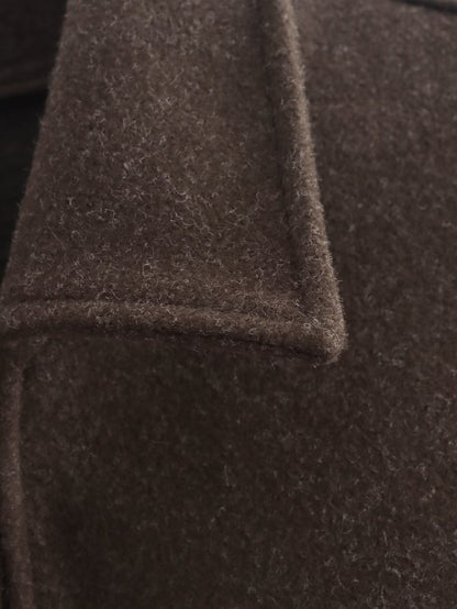 2025Autumn Fashion Three-Color Solid Wide Zipper Wool Coat Cross-Border Amazon Women's Clothing B88780