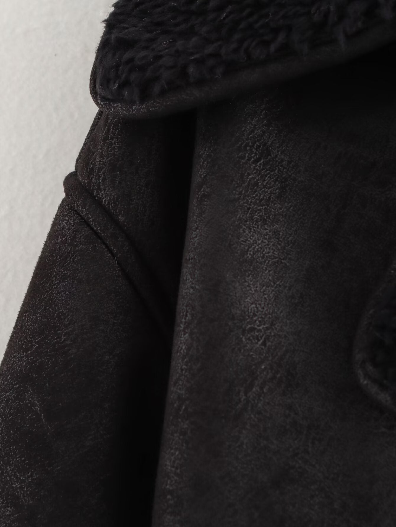 2024Autumn Fashion Turn-Down Collar Three-Color Fur Integrated Long-Sleeve Jacket Coat Cross-Border Amazon Women's Clothing B88788