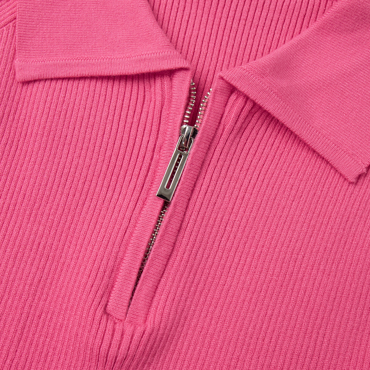 Cross-Border European and American Style2025Autumn and Winter New Trend Versatile Simple Casual Polo Turn-Down Collar Pullover Knitted Sweater