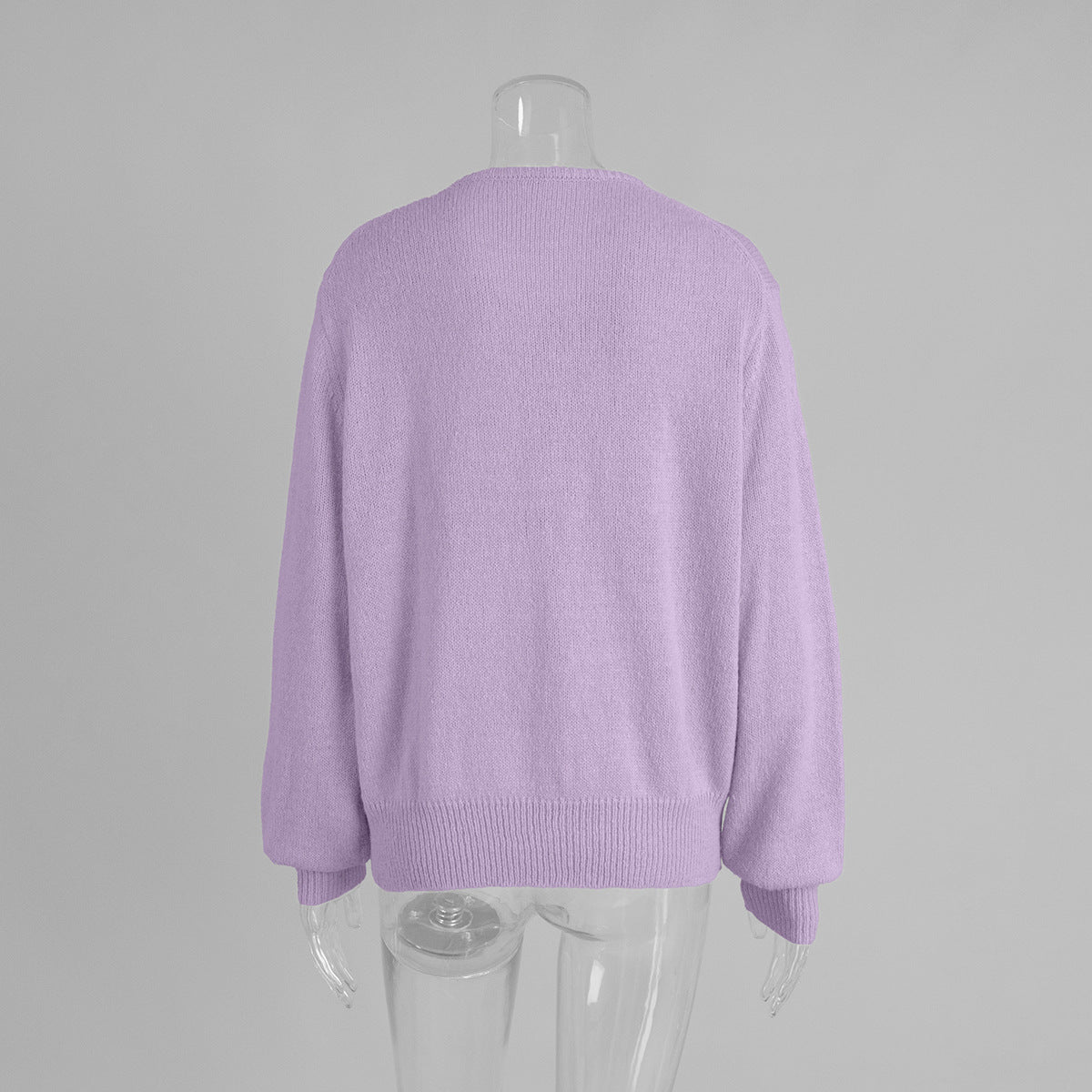 Candy Color Knitted Cardigan Women's European and American2025Autumn and Winter Mohair Solid Color Cardigan Macaron Color Sweater Cardigan for Women