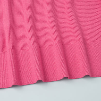 Cross-Border European and American Style2025Autumn and Winter New Trend Versatile Simple Casual Polo Turn-Down Collar Pullover Knitted Sweater