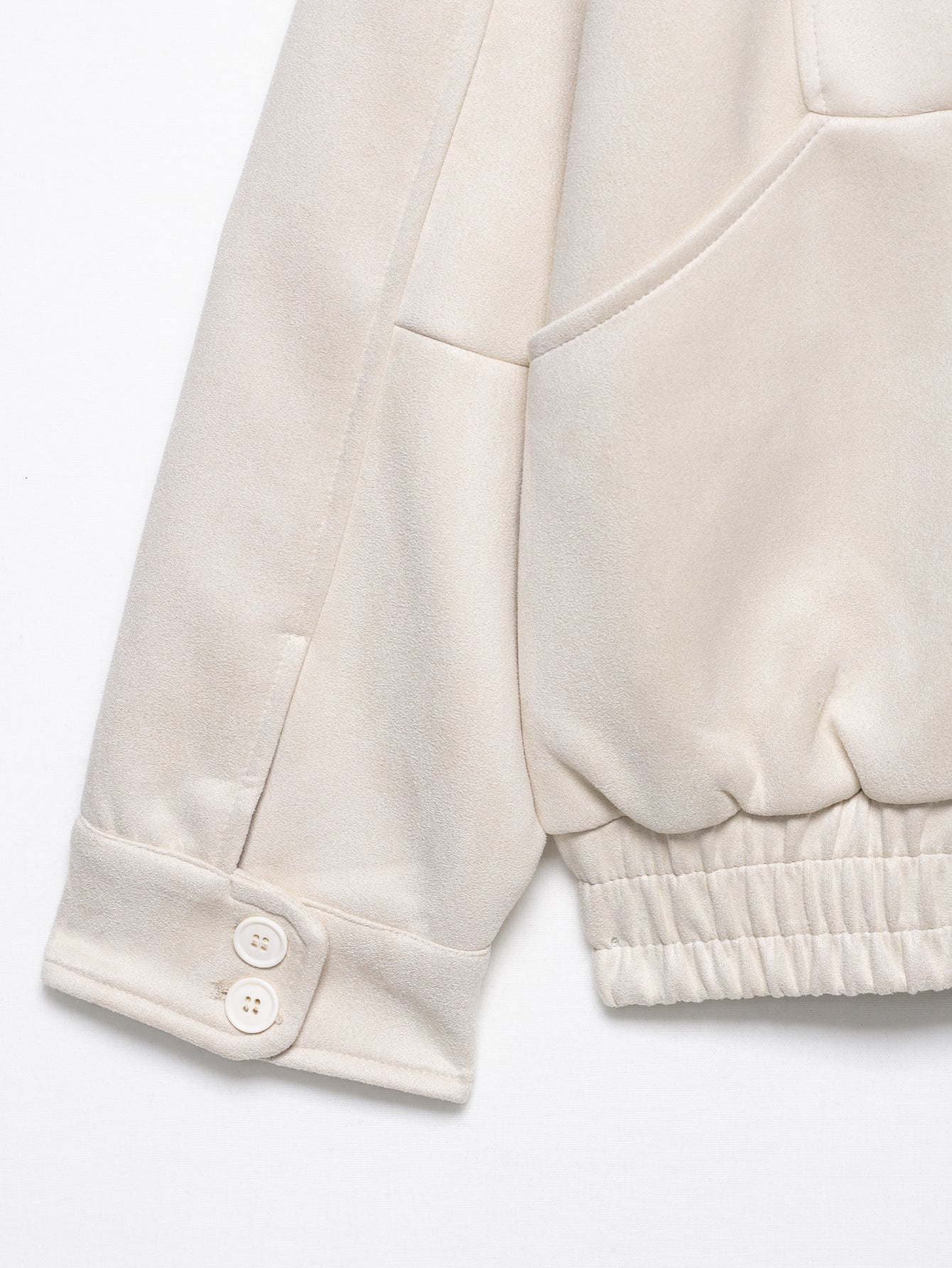 Cross-border Wholesale European and American Style2025Autumn and Winter Fashion Turn-Down Collar Suede Texture Loose Flight Jacket for Women A6