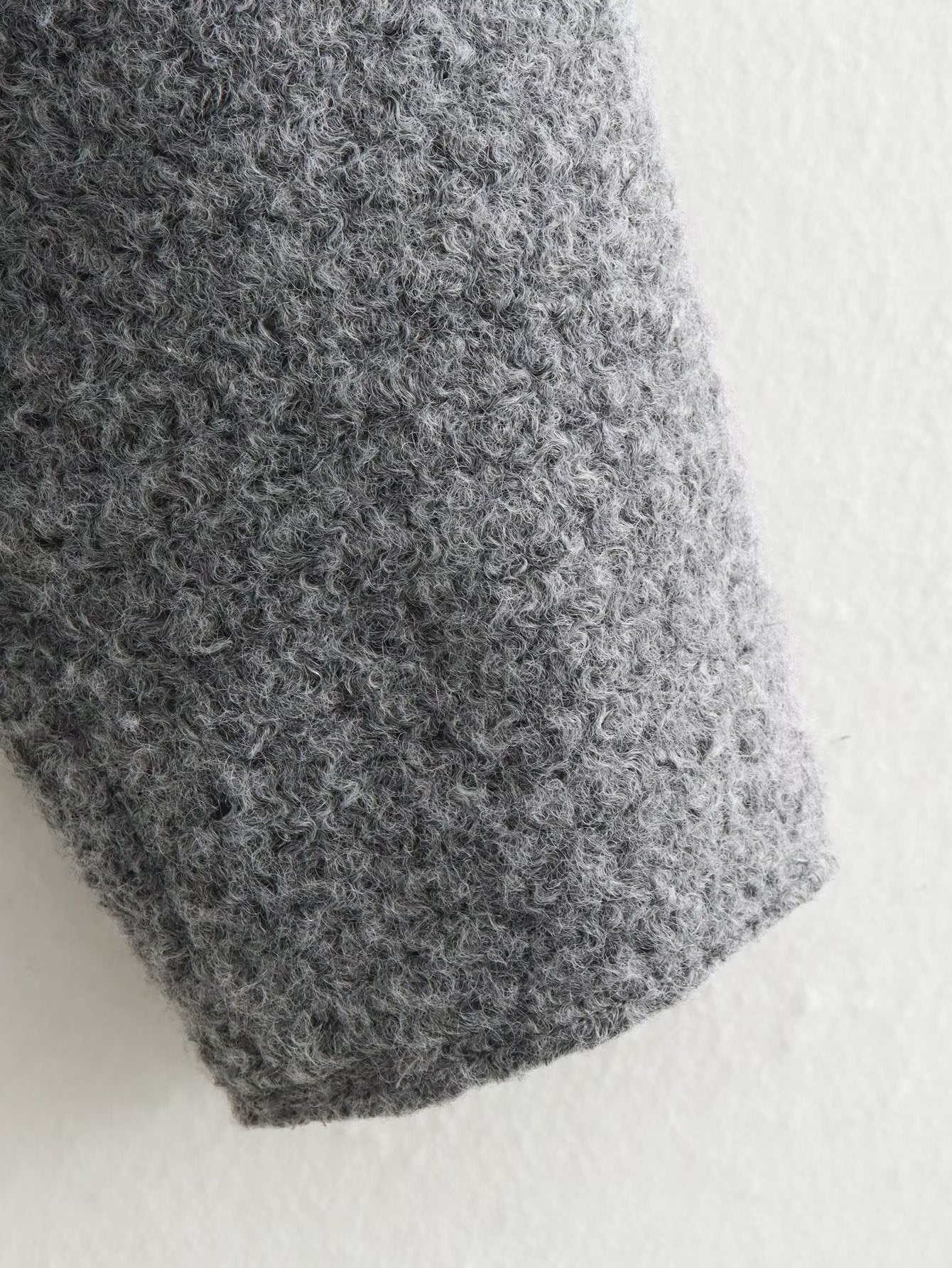 Cross-Border Amazon2025New Spring Autumn Winter Women's Pearl Wool Short Loose Casual Wool Coat B62805